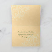 Vintage Bonne carte d'anniversaire (Intérieur)