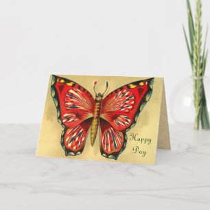 Vintage Bonne carte d'anniversaire