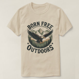 Vintage Born Free Outdoors Eagle Mountain T-shirt