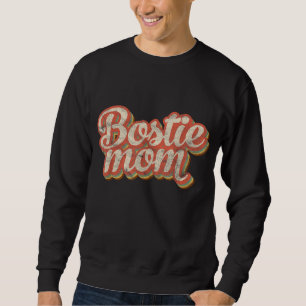 Vintage Boston Terrier Mom Gift Dog Lover Pet Bost Trui
