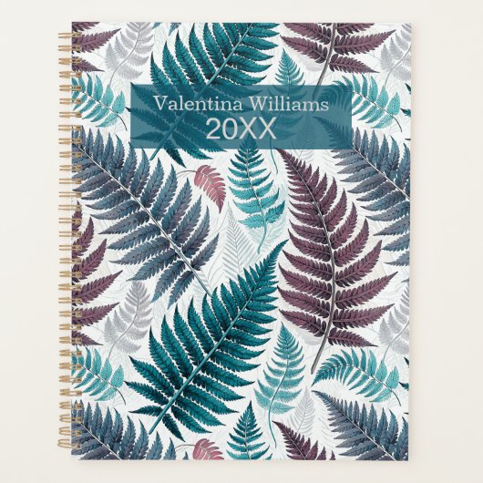 Vintage Botanical Fern Monogram (Devant)