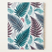 Vintage Botanical Fern Monogram Planner (Achterkant)