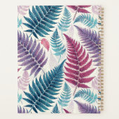 Vintage Botanical Fern Monogram Planner (Achterkant)