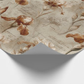 Vintage Botanical Floral Pattern (4) Cadeaupapier (Hoek)