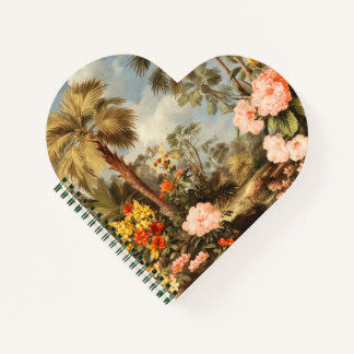 Vintage Botanical Tropical Palms Notitieboek