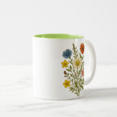Vintage Botanical Wildflowers mug (Devant droit)