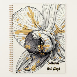 Vintage Botanical with Gold Leaf | Heirloom Floral Planner