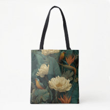 Vintage Botanische Bloem Tas | Boho Natuur