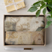 Vintage Botanische Collage Tissuepapier (Geschenk)