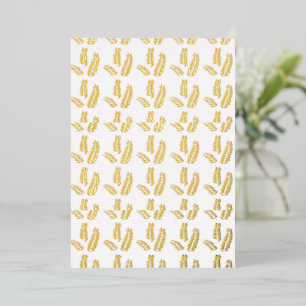 Vintage botanische illustratie – Elegante bloemkun Folie Uitnodiging