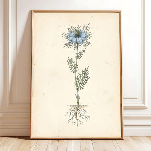 Vintage Botanische Print Canvas Kunst