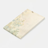 Vintage Botanische Tuin Post-it® Notes (Schuin)