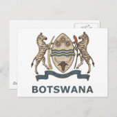 Vintage Botswana Briefkaart (Voorkant / Achterkant)