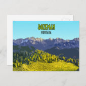 Vintage Bozeman Montana Briefkaart (Voorkant / Achterkant)