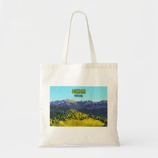 Vintage Bozeman Montana Tote Bag (Voorkant)