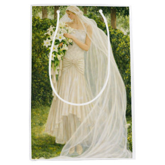 Vintage bride Gift Bag Medium Cadeauzakje