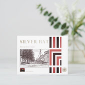 Vintage briefkaart (Staand voorkant)