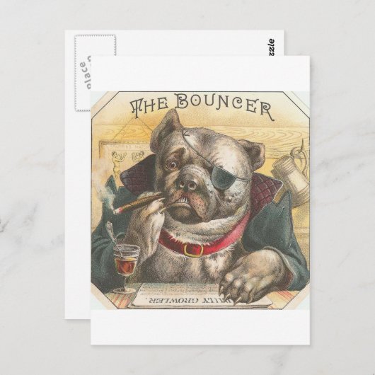 vintage briefkaart (Voorkant / Achterkant)