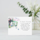 Vintage Briefkaart Eastertide (Staand voorkant)