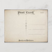 Vintage Briefkaart Floral Valentijn (Achterkant)