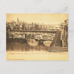 Vintage Briefkaart, Florence, Italië Briefkaart