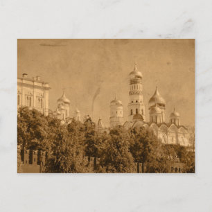 Vintage Briefkaart Moskou Kremlin