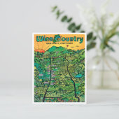 vintage-briefkaart Napa Valley Briefkaart (Staand voorkant)