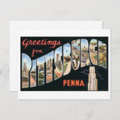 Vintage Briefkaart Pittsburgh (Voorkant / Achterkant)