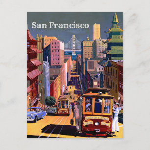 Vintage-briefkaart - San Francisco California Briefkaart