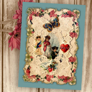 Vintage Briefkaart Valentijn