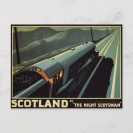 Vintage Briefkaart van stoomlocomotieven