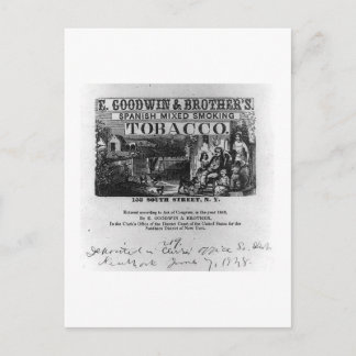 Vintage Briefkaart voor fotografie