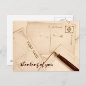 Vintage Briefkaarten Briefkaart (Voorkant / Achterkant)