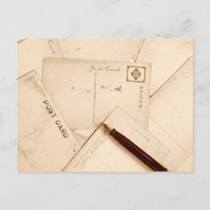 Vintage Briefkaarten met sepia
