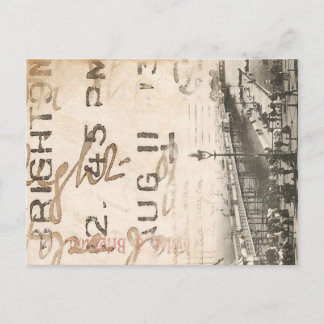 Vintage Brighton Pier Foto Briefkaart