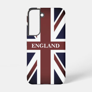 Vintage Britse Union Jack vlag Engelse trots Samsung Galaxy Hoesje