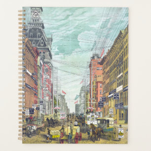 Vintage Broadway, New York (années 1880)