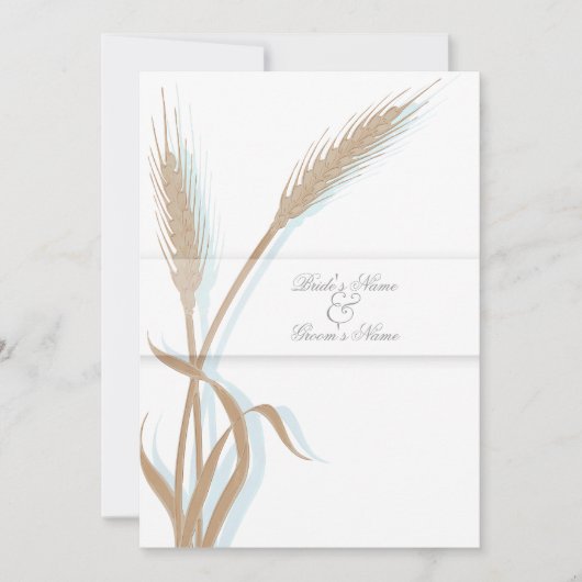 Vintage bruiloft kaart (Voorkant)