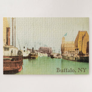 Vintage Buffalo NY Harbour Grand Puzzle