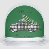 Vintage Buffalo Plaid Pick Up Truck Christmas Tree (Avant)