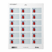 Vintage Bug Etiket (Full Sheet)
