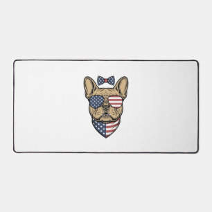 Vintage Bulldog français patriotique Art vectoriel