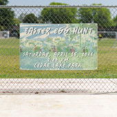 Vintage Bunny Easter Egg Hunt Banner (Insitu)