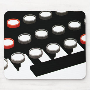 Vintage Business Old Fashioned Typewriter Keyboard Muismat