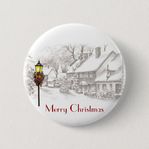 Vintage Button ChristmasTown