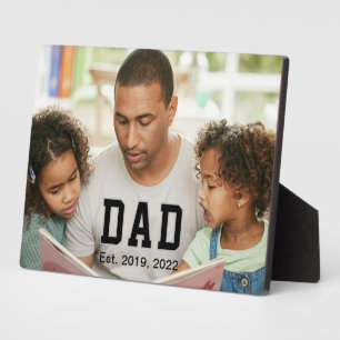 Vintage Cadeau voor Vader Oprichting Foto Fotoplaat