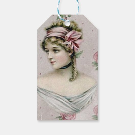 Vintage Cadeaulabel (Achterkant)