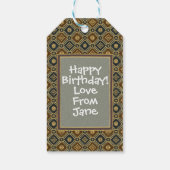 Vintage Cadeaulabel (Achterkant)