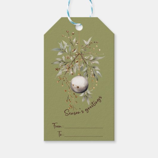 Vintage Cadeaulabel (Voorkant)