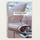 Vintage Cadillac rose (Devant)